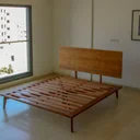 Lit Cotonou en Makoré (90cm) — vue de dessus