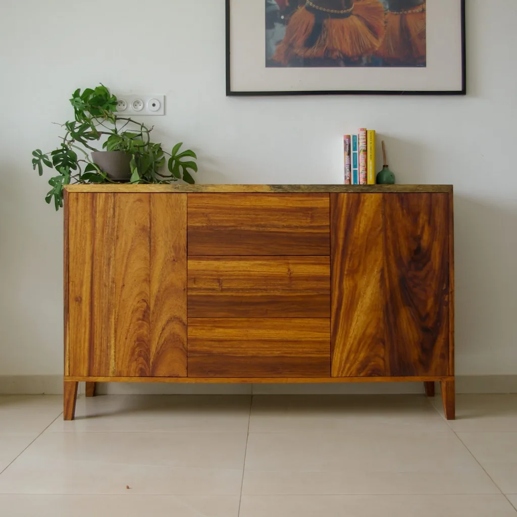[109001] Buffet Bamako (120cm, 30cm, Makoré)