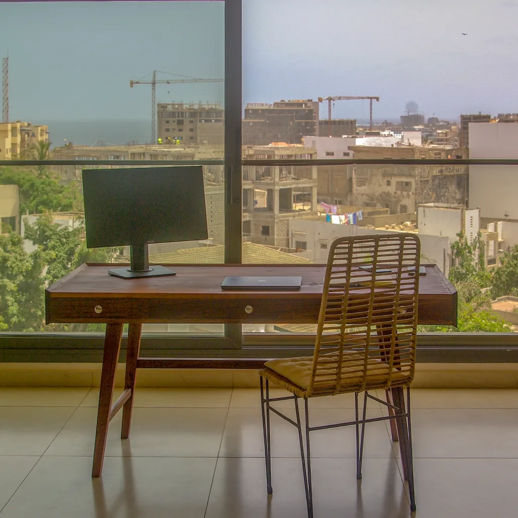 [105001] Bureau Abidjan (100cm, 50cm, Makoré)