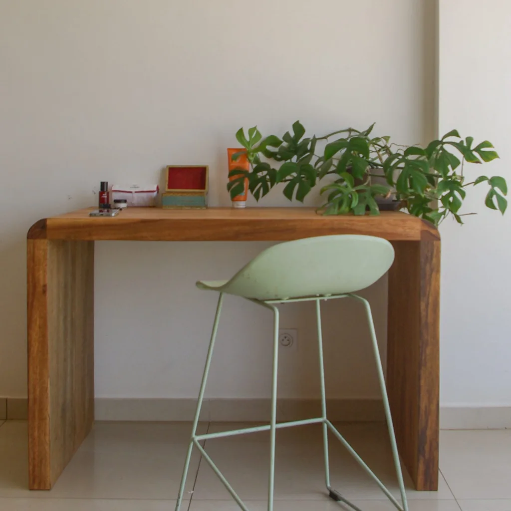 [114009] Table Coiffeuse Abidjan (80cm, 40cm, Makoré)
