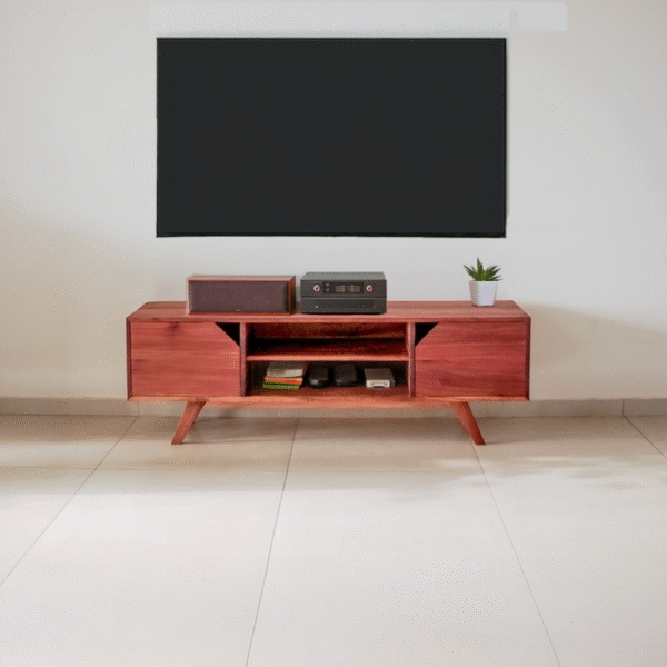 Console tv en bois